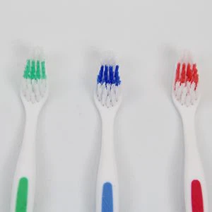 The Clear Head Of Plastic Toothbrush
