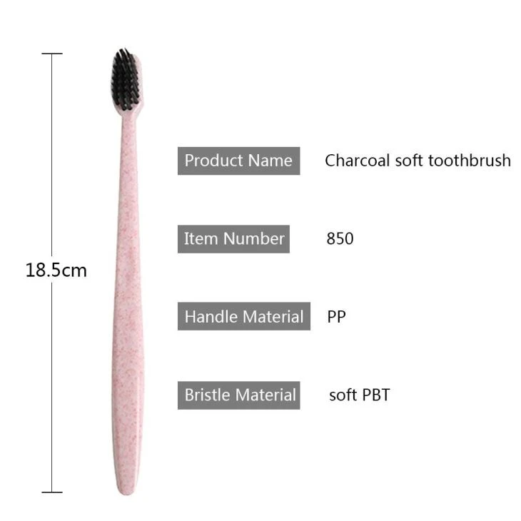 Toothbrush With Charcoal Bristles Item 850